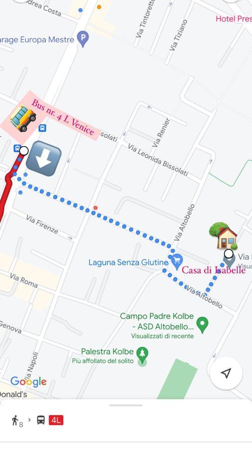 Appartamento Casa di Isabelle Mestre Esterno foto